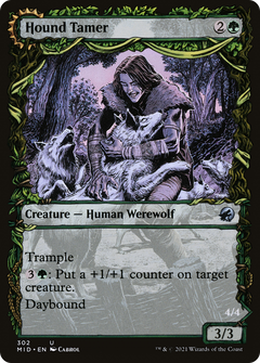 Hound Tamer // Untamed Pup (302) [Innistrad: Midnight Hunt] foil - Deck Out Gaming