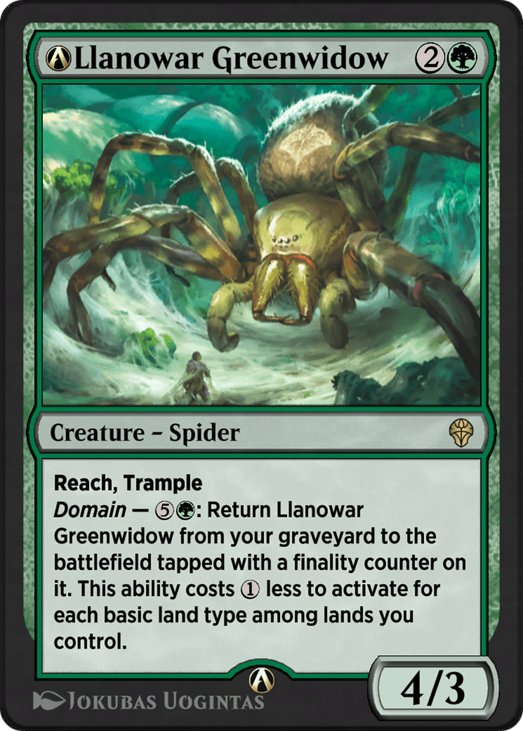 A-Llanowar Greenwidow (A-169) [Dominaria United] - Deck Out Gaming
