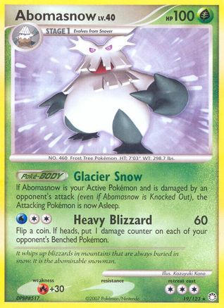 Abomasnow (19) [Mysterious Treasures] - Deck Out Gaming
