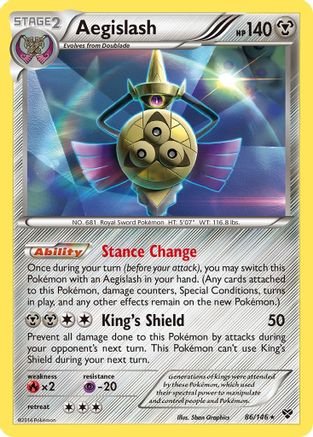 Aegislash (86) (86) [XY Base Set] Reverse Holofoil - Deck Out Gaming