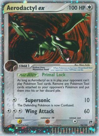 Aerodactyl ex (94) [Sandstorm] Holofoil - Deck Out Gaming