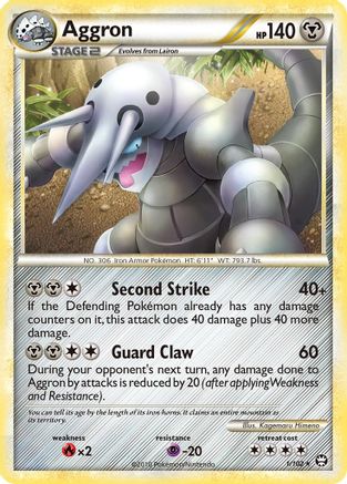 Aggron (1) [Triumphant] Holofoil - Deck Out Gaming