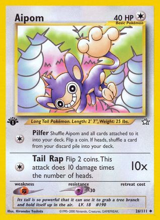 Aipom (26) [Neo Genesis] 1st Edition - Deck Out Gaming