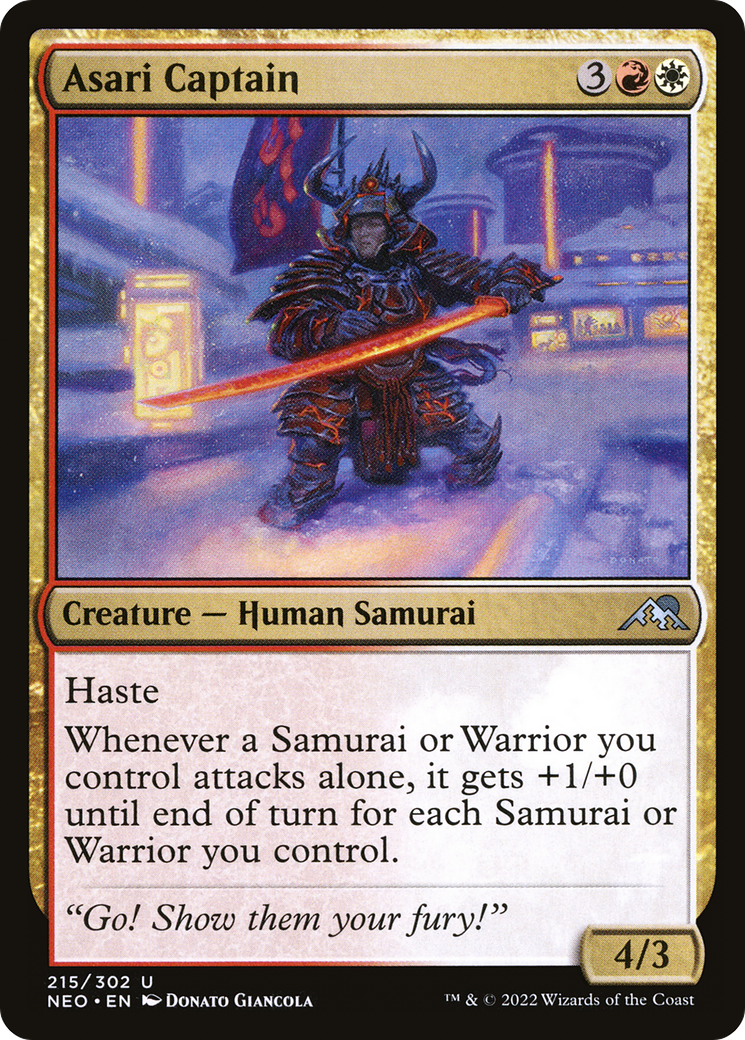 Asari Captain (215) [Kamigawa: Neon Dynasty] - Deck Out Gaming