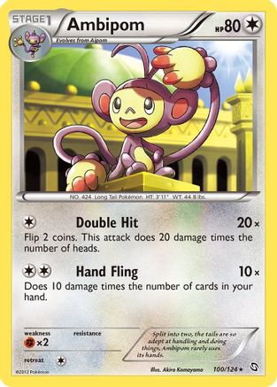 Ambipom (100) [Dragons Exalted] Reverse Holofoil - Deck Out Gaming