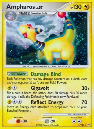 Ampharos (1) [Platinum] Reverse Holofoil - Deck Out Gaming