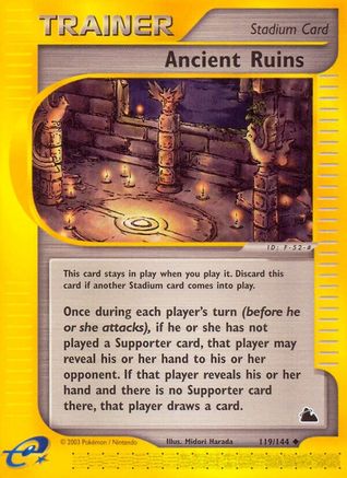Ancient Ruins (119) [Skyridge] Reverse Holofoil - Deck Out Gaming