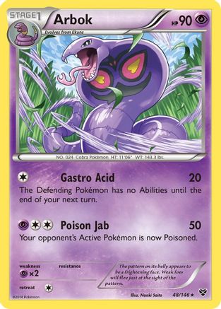 Arbok (48) [XY Base Set] Reverse Holofoil - Deck Out Gaming