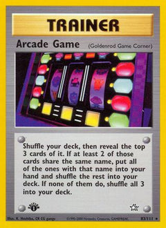 Arcade Game (Goldenrod Game Corner) (83) [Neo Genesis] 1st Edition - Deck Out Gaming