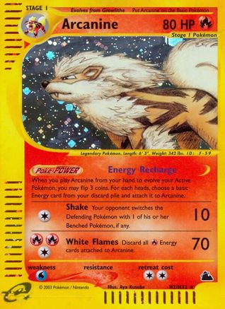 Arcanine (H2) (H2) [Skyridge] Holofoil - Deck Out Gaming