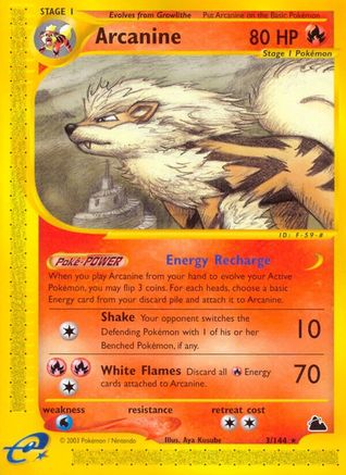 Arcanine (3) (3) [Skyridge] Reverse Holofoil - Deck Out Gaming