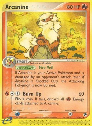 Arcanine (15) [Sandstorm] Reverse Holofoil - Deck Out Gaming