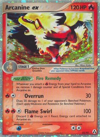 Arcanine ex (83) [Legend Maker] Holofoil - Deck Out Gaming