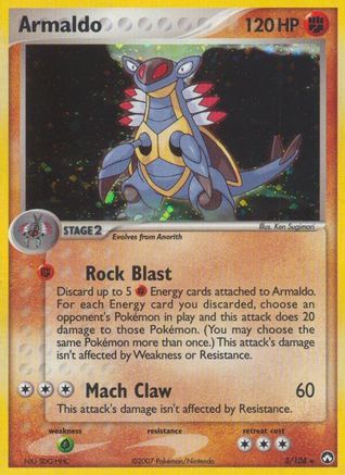 Armaldo (3) [Power Keepers] Holofoil - Deck Out Gaming
