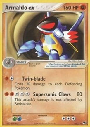 Armaldo ex (Non-Holo) (16) [POP Series 1] - Deck Out Gaming