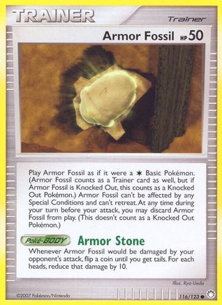 Armor Fossil (116) [Mysterious Treasures] - Deck Out Gaming