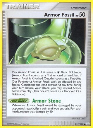 Armor Fossil (119) [Platinum] Reverse Holofoil - Deck Out Gaming