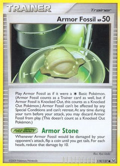 Armor Fossil (119) [Platinum] Reverse Holofoil - Deck Out Gaming