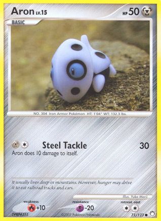 Aron (71) [Mysterious Treasures] Reverse Holofoil - Deck Out Gaming