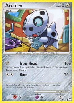 Aron (57) [Rising Rivals] Reverse Holofoil - Deck Out Gaming