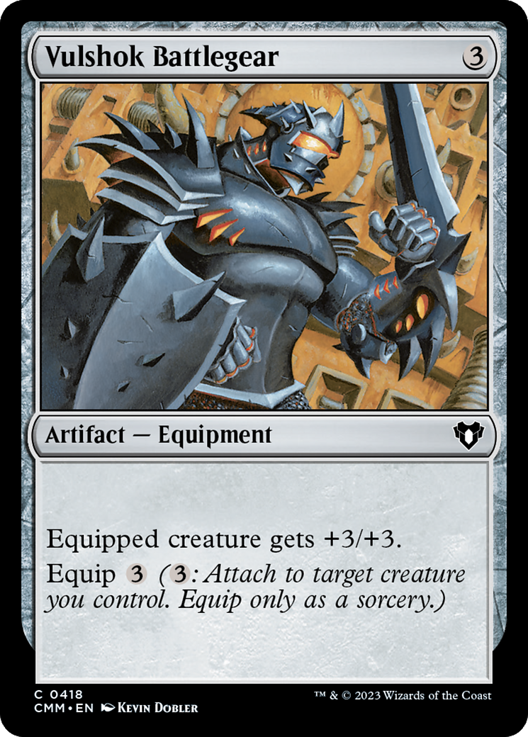 Vulshok Battlegear (418) [Commander Masters] - Deck Out Gaming