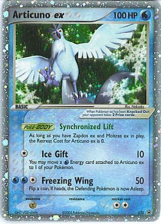 Articuno ex - 032 (EX Collector's Window Tins) (32) [Nintendo Promos] Holofoil - Deck Out Gaming