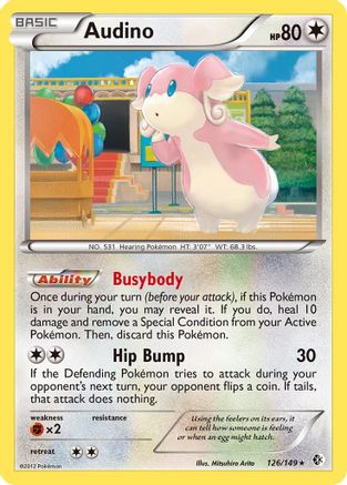 Audino (126) [Boundaries Crossed] Reverse Holofoil - Deck Out Gaming