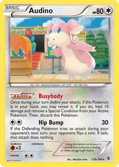 Audino (126) [Boundaries Crossed] Reverse Holofoil - Deck Out Gaming