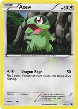 Axew - BW10 (BW10) [Black and White Promos] Holofoil - Deck Out Gaming