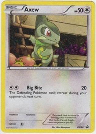Axew - BW26 (BW26) [Black and White Promos] Holofoil - Deck Out Gaming