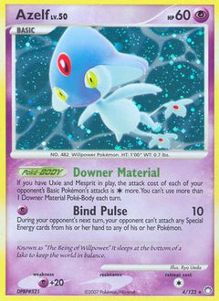 Azelf (4) [Mysterious Treasures] Holofoil - Deck Out Gaming