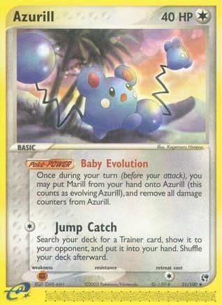 Azurill (31) [Sandstorm] Reverse Holofoil - Deck Out Gaming