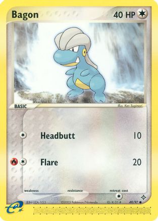 Bagon - 49/97 (49) [Dragon] - Deck Out Gaming
