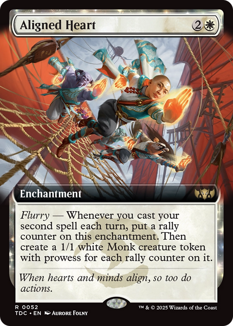 Aligned Heart (Extended Art) (52) [Commander: Tarkir: Dragonstorm] - Deck Out Gaming