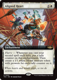 Aligned Heart (Extended Art) (52) [Commander: Tarkir: Dragonstorm] - Deck Out Gaming