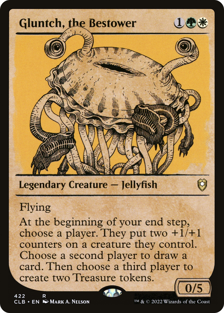 Gluntch, the Bestower (Showcase) (422) [Commander Legends: Battle for Baldur's Gate] foil - Deck Out Gaming