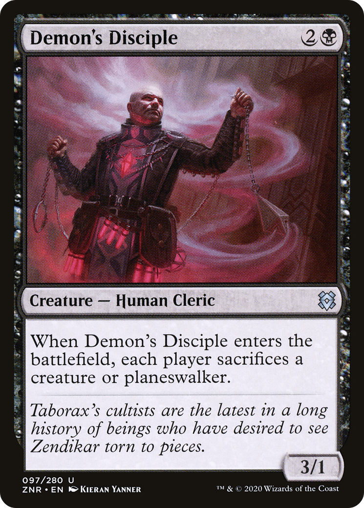 Demon's Disciple (97) [Zendikar Rising] foil - Deck Out Gaming