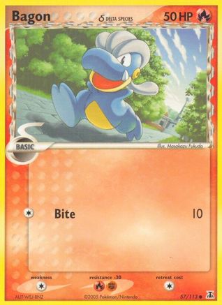 Bagon - 057/113 (Delta Species) (57) [Delta Species] - Deck Out Gaming
