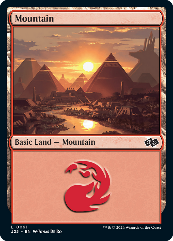 Mountain (0091) (91) [Foundations Jumpstart] - Deck Out Gaming
