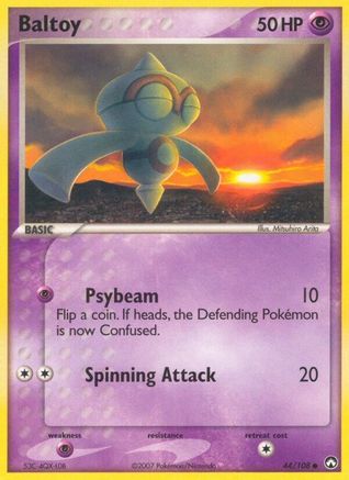 Baltoy (44) [Power Keepers] Reverse Holofoil - Deck Out Gaming