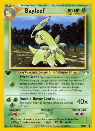 Bayleef (29) (29) [Neo Genesis] 1st Edition - Deck Out Gaming