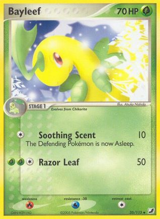 Bayleef (35) [Unseen Forces] Reverse Holofoil - Deck Out Gaming