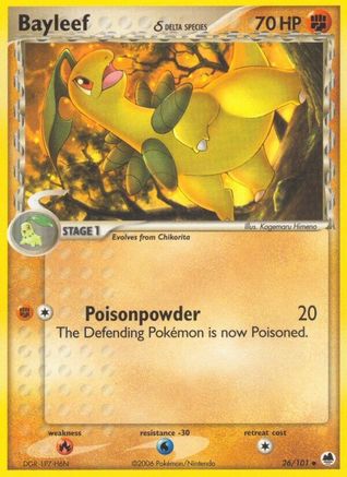 Bayleef (Delta Species) (26) [Dragon Frontiers] Reverse Holofoil - Deck Out Gaming