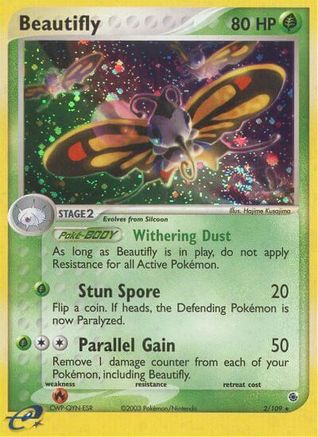 Beautifly (2) [Ruby and Sapphire] Reverse Holofoil - Deck Out Gaming