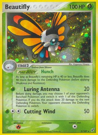 Beautifly (2) [Deoxys] Holofoil - Deck Out Gaming