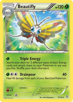 Beautifly (8) [Dragons Exalted] Reverse Holofoil - Deck Out Gaming
