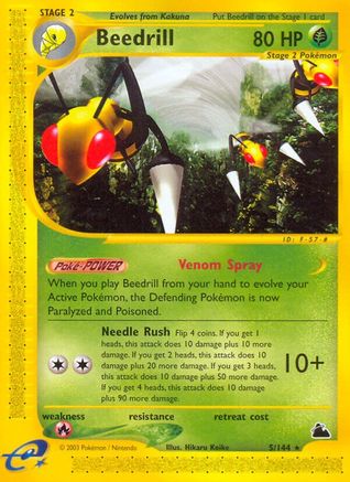 Beedrill (5) (5) [Skyridge] Reverse Holofoil - Deck Out Gaming