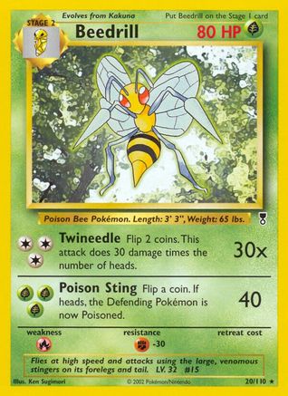 Beedrill (20) [Legendary Collection] Reverse Holofoil - Deck Out Gaming