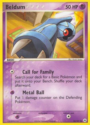 Beldum - 54/101 (54) [Hidden Legends] Reverse Holofoil - Deck Out Gaming