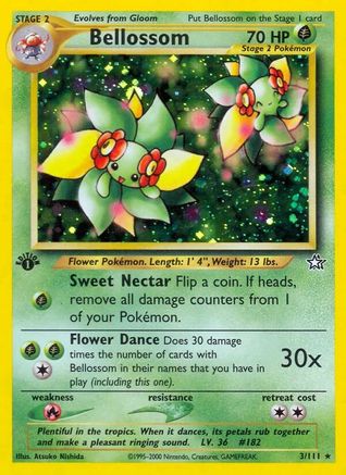 Bellossom (3) [Neo Genesis] 1st Edition Holofoil - Deck Out Gaming